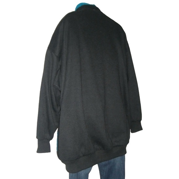 Vintage 80s Jacket Current Seen Black Geometric Stranger Things Mixed Media Pink - Picture 7 of 15